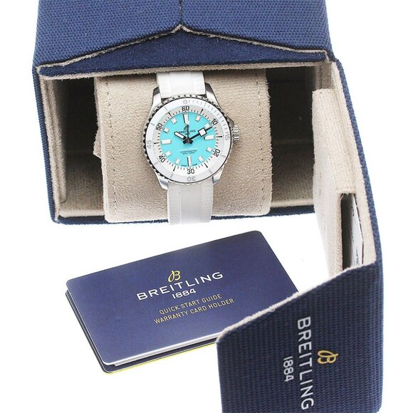 BREITLING Superocean Automatic 36 A17377 Light blue Dial Automatic Boy's _838388 - Picture 1 of 7